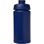 Baseline® Plus 500 ml sportfles met flipcapdeksel - Blauw