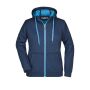 Ladies' Doubleface Jacket navy/aqua S
