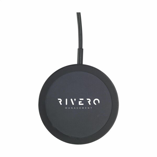 Force MagSafe 10W RCS Recycled Wireless Charger - schwarz Force MagSafe 10W RCS Recycled Wireless Charger - schwarz