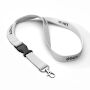 Afneembare maïszetmeel lanyard in zeefdruk