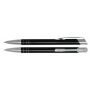 Aluminium balpen Tours Zwart - Blauwe inkt