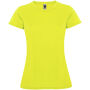 Montecarlo sportshirt met korte mouwen voor dames - Fluor Yellow - 2XL