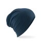 HEMSEDAL COTTON SLOUCH BEANIE, FRENCH NAVY, One size, BEECHFIELD