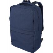 Gerecyclede polycotton (330 gsm) rugzak Seraphina blauw