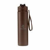 AquaSteel RCS Recycled Water Bottle 750 ml drinkfles - bruin