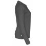 Cottover Gots T-shirt Long Sleeve Lady charcoal L