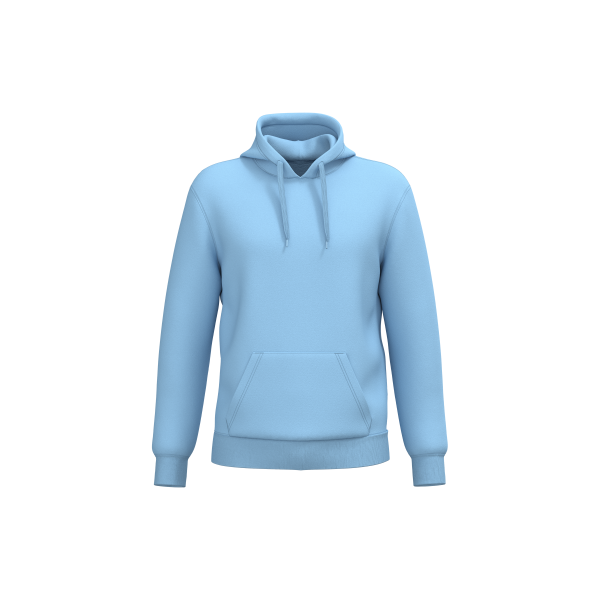 Gerecyclede uniseks sweater met capuchon Sky Blue 3XL Gerecyclede uniseks sweater met capuchon Sky Blue 3XL