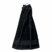 HITOWGO - Katoenen golfhanddoek - Zwart HITOWGO - Katoenen golfhanddoek - Zwart