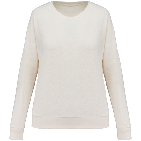 Sweat-shirt écoresponsable en éponge femme Ivory XL Sweat-shirt écoresponsable en éponge femme Ivory XL