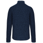 Heather herenvest met rits Navy Melange 4XL
