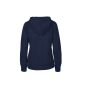 LADIES HOODIE WITH ZIP, NAVY, XXL, NEUTRAL LADIES HOODIE WITH ZIP, NAVY, XXL, NEUTRAL