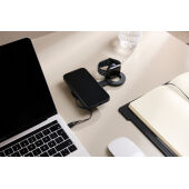 VINGA Baltimore RCS 2-in-1 draadloze 15W lader, zwart