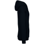 Ecologische uniseks oversized sweater met capuchon Black XXS Ecologische uniseks oversized sweater met capuchon Black XXS