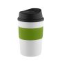 Metmaxx® "CremaCoffeeHouse" thermomok wit/ring groen