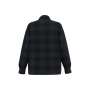 Duurzaam gewatteerd geruit overhemdjack voor heren Navy Blue / Black Checked 3XL Duurzaam gewatteerd geruit overhemdjack voor heren Navy Blue / Black Checked 3XL