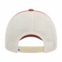 Vintage Organic Trucker Cap - Rood/Wit