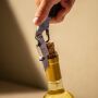 Vacu Vin Waiter’s Corkscrew Push Large kelnersmes - zwart