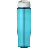 H2O Active® Tempo 700 ml sportfles met fliptuitdeksel - Aquablauw/Wit
