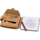 Cardboard coloring set Marlon custom/multicolor
