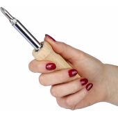 Rubberhout schroevendraaierset Leni bruin