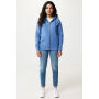 IQONIQ Abisko gerecycled katoen hoodie met rits, heather blue (XXS)