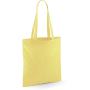 Shopper met lange hengsels Lemon One Size Shopper met lange hengsels Lemon One Size