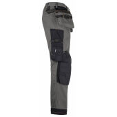 *2164 Stretch trousers hp do.grijs/zwa D120