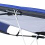 Polyester (210T) deltavlieger Lirien kobaltblauw