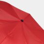 Opvouwbare, uit 2 secties bestaande manueel te openen paraplu REGULAR rood