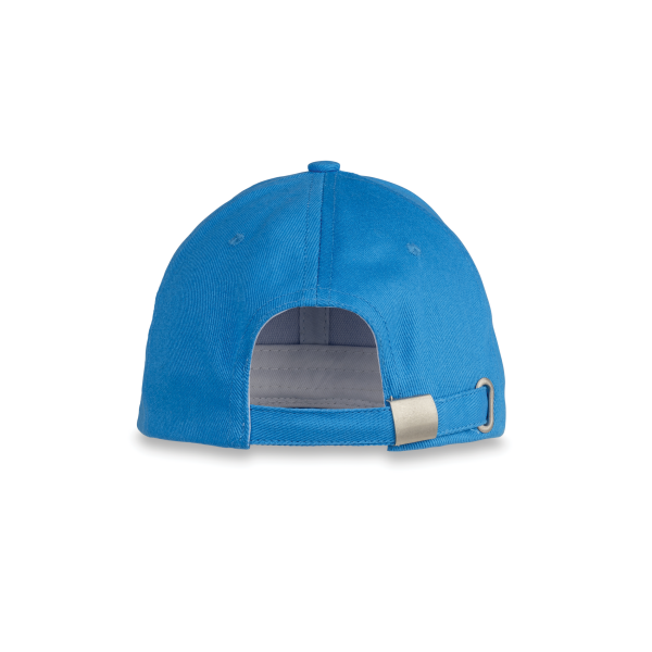 6-panel pet van biologisch katoen Ocean Blue One Size 6-panel pet van biologisch katoen Ocean Blue One Size