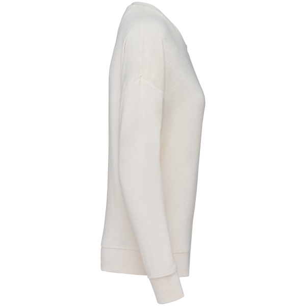 Sweat-shirt écoresponsable en éponge femme Ivory XL Sweat-shirt écoresponsable en éponge femme Ivory XL