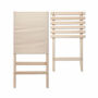 MARINERO - Opvouwbare houten strandstoel - Beige