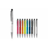 Balpen stylus metaal - Wit