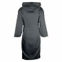 Sophie Muval Velours Badjas met capuchon, 380gr/m² - Donkergrijs
