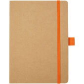 Berk notitieboek van gerecycled papier - Oranje Berk notitieboek van gerecycled papier - Oranje