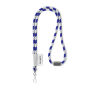 Polyester 2-kleurige koord-lanyard met full color label