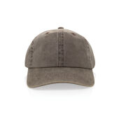 BEAU AWARE™ Washed 6 panel 270gsm cotton twill cap, bruin