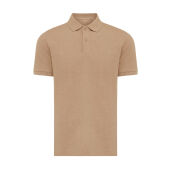 Iqoniq Yosemite gerecycled katoen pique polo, heather brown (XXS)
