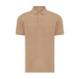 Iqoniq Yosemite gerecycled katoen pique polo, heather brown (XXS)