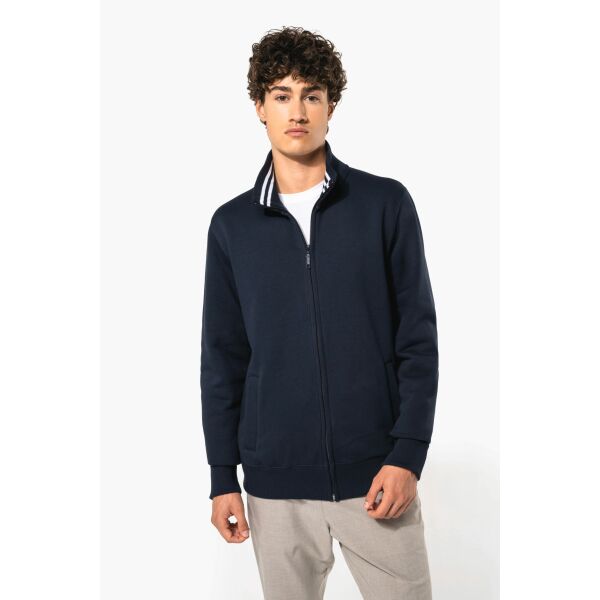 Herensweater met rits Oxford Grey M Herensweater met rits Oxford Grey M