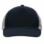 5-panel baseballcap UP TO DATE donkerblauw, grijs