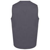 Bodywarmer polykatoen multizakken Convoy Grey XS
