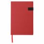 PU notitieboek met USB stick Lex rood