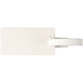 River gerecycled bagagelabel met venster - Wit