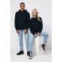 Iqoniq Trivor gerecycled polyester fleece hoodie, zwart (4XL)
