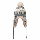 YULONG - Gebreide muts met oorflap - Zwart YULONG - Gebreide muts met oorflap - Zwart