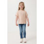 IQONIQ Koli kids lichtgewicht gerecycled katoen t-shirt, peach nectar (1112)