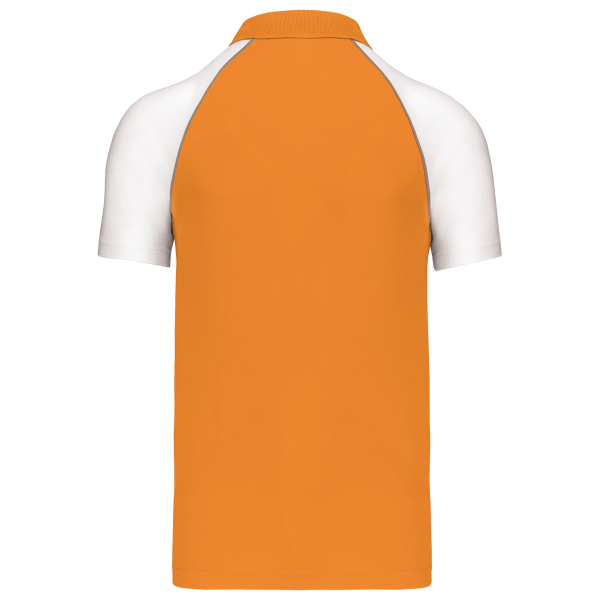 Polo baseball Orange / White 3XL Polo baseball Orange / White 3XL