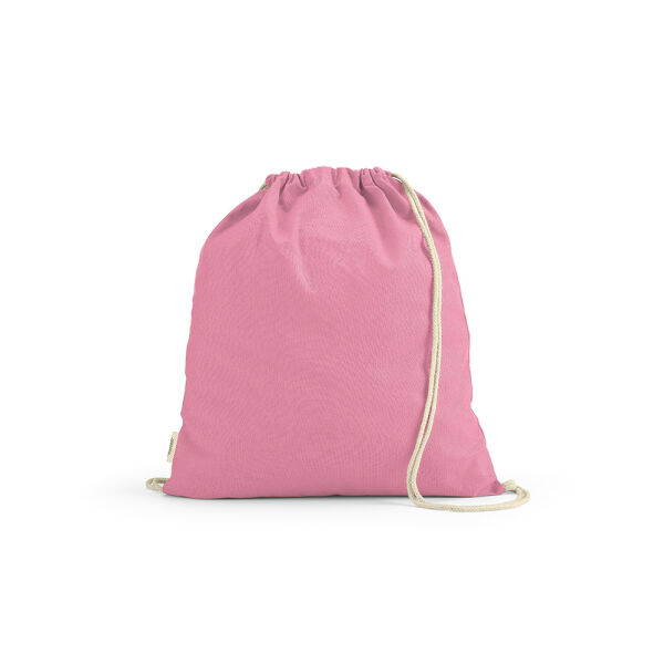 Gerecycled katoenen eco gymtas Lhotse | 140 g/m² | 41×37 cm | Koord rugzak | Roze Gerecycled katoenen eco gymtas Lhotse | 140 g/m² | 41×37 cm | Koord rugzak | Roze