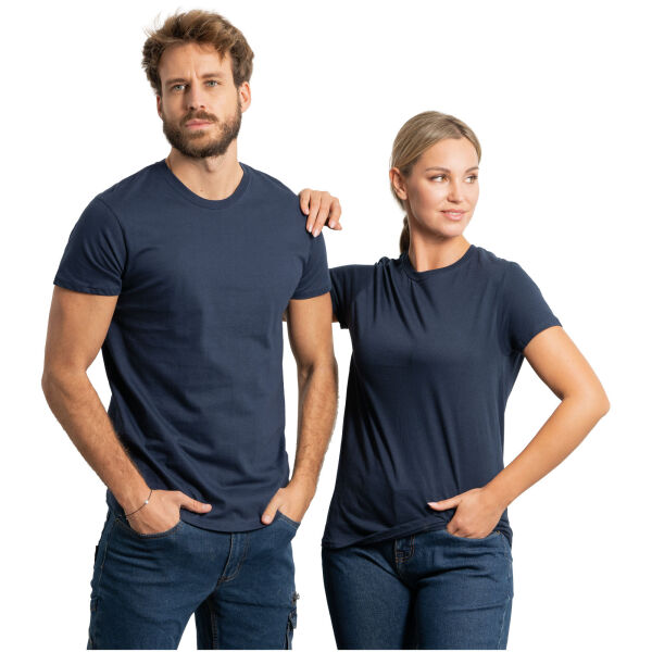 Atomic short sleeve unisex t-shirt - Navy Blue - XL